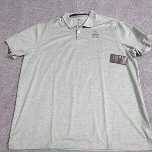 Nike Polo Shirt L Green Heather Performance Waldorf Astoria Golf NEW